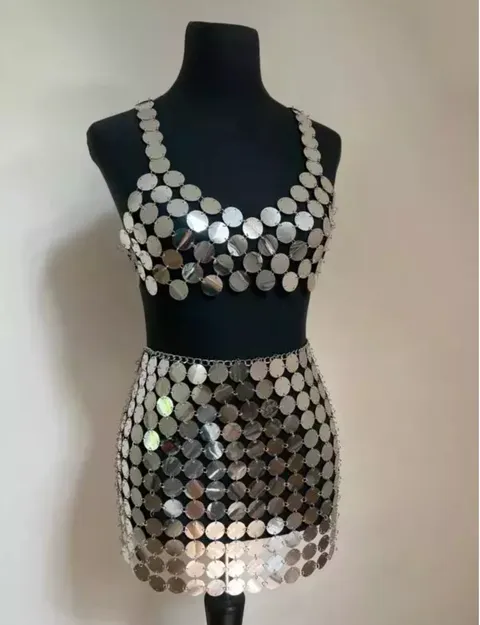 Top mirror lentejuelon