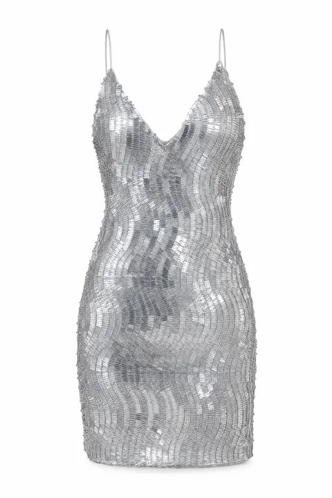 Lux dress silver